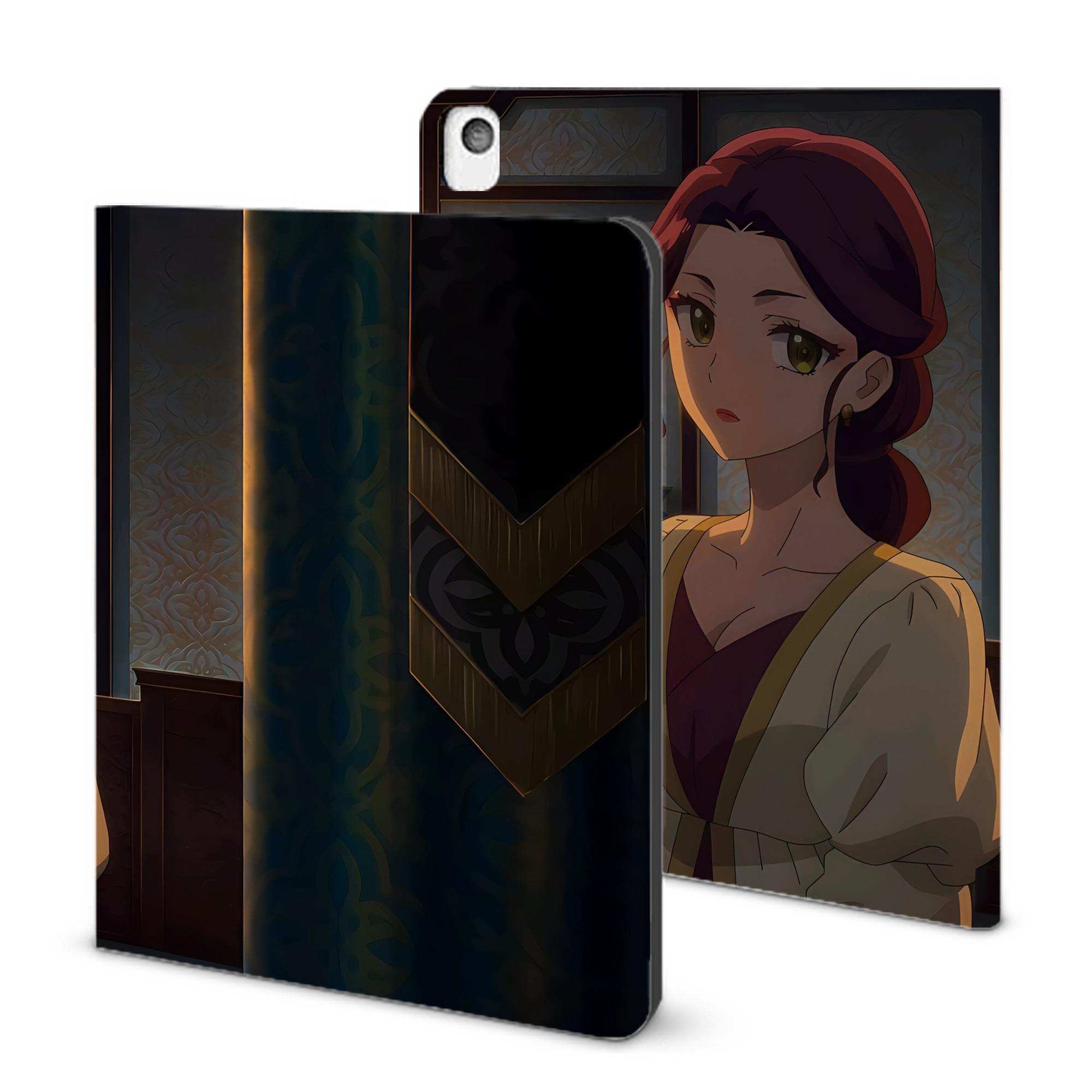 （画像用） 薬屋のひとりごと The Apothecary Diaries IPadケース ペンホルダー付き ブックスタイルデザイン